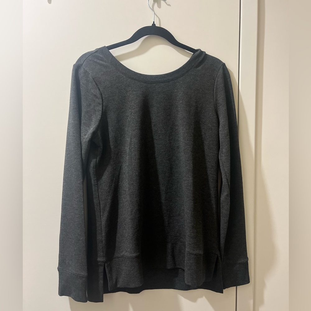 Yogalicious Charcoal Long Sleeve Top